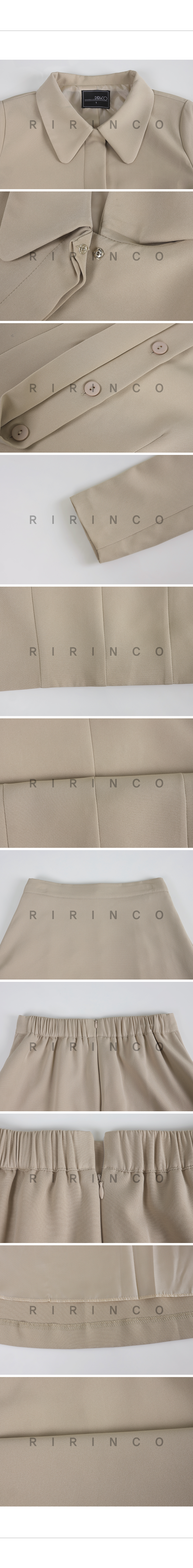 RIRINCO ジャケット＆フレアスカートセット